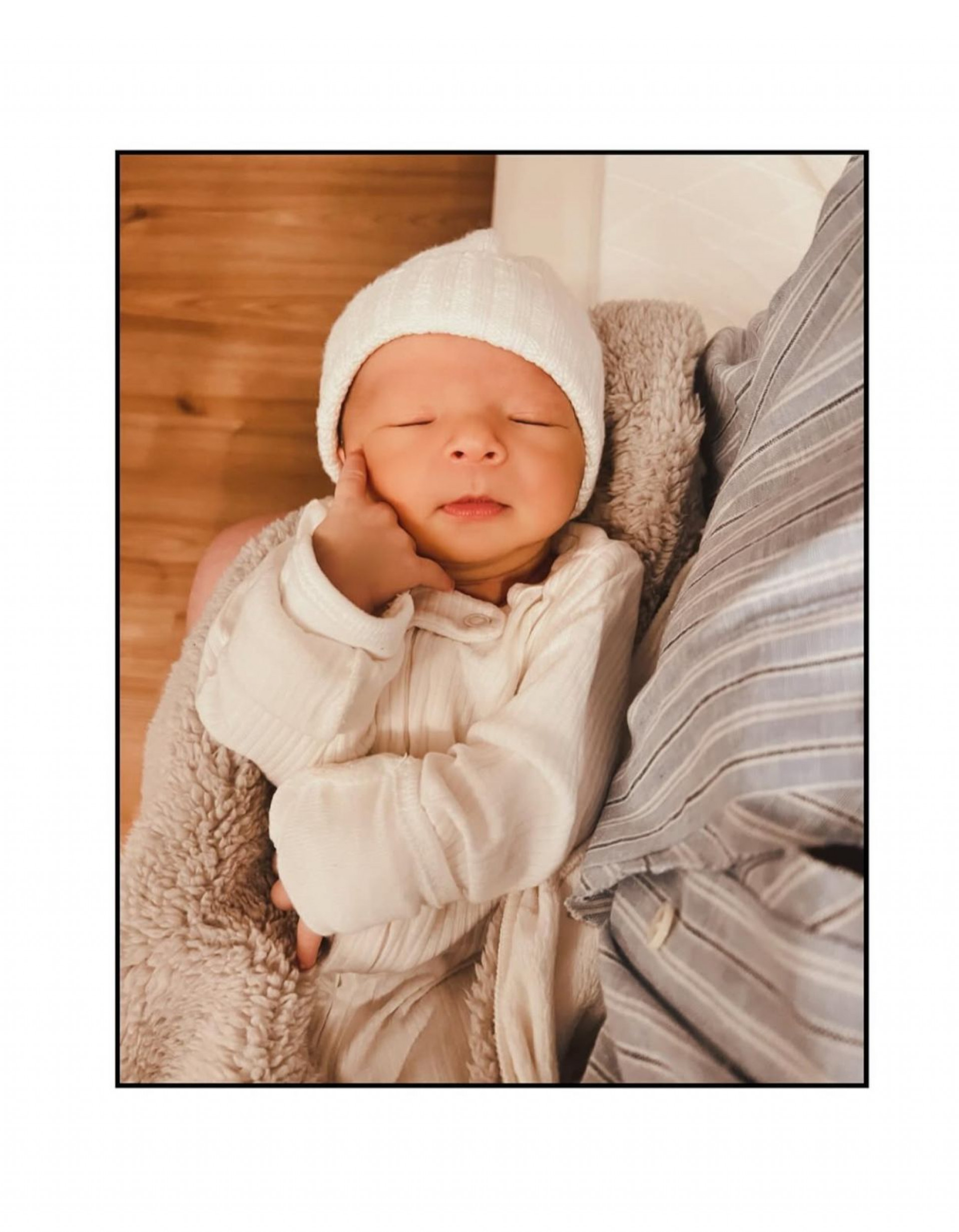 Yudi Tamashiro mostra o rostinho do filho, Davi Yudi, pela primeira vez - Reprodução Instagram