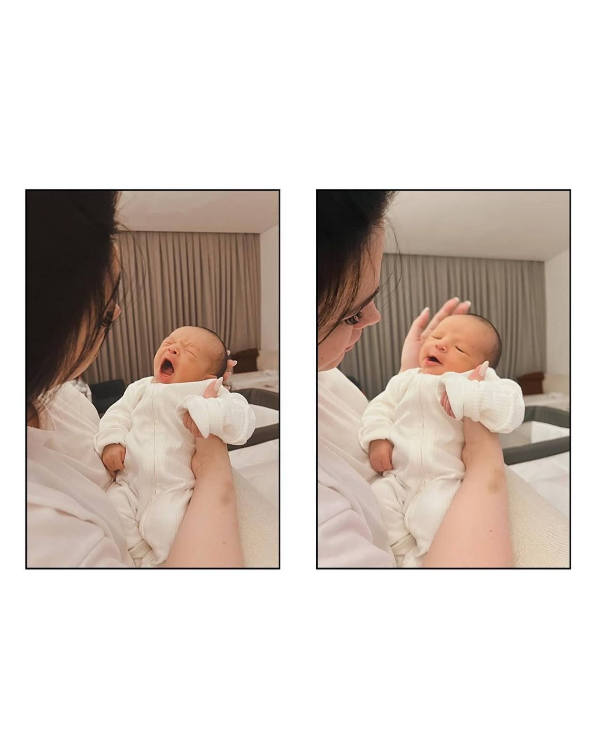 Yudi Tamashiro mostra o rostinho do filho, Davi Yudi, pela primeira vez - Reprodução Instagram