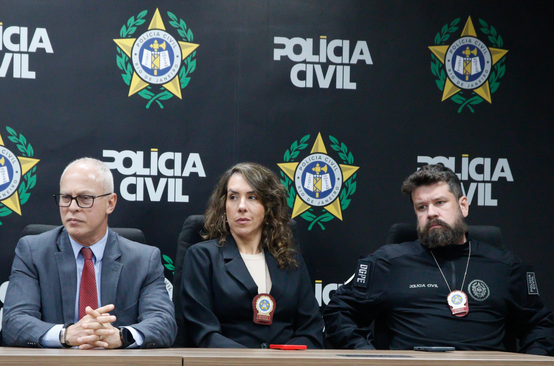 Coletiva de imprensa sobre a opera&ccedil;&atilde;o no Complexo de Israel, Zona Norte do Rio, realizada nesta ter&ccedil;a-feira (10) - &Eacute;rica Martin/Ag&ecirc;ncia O Dia