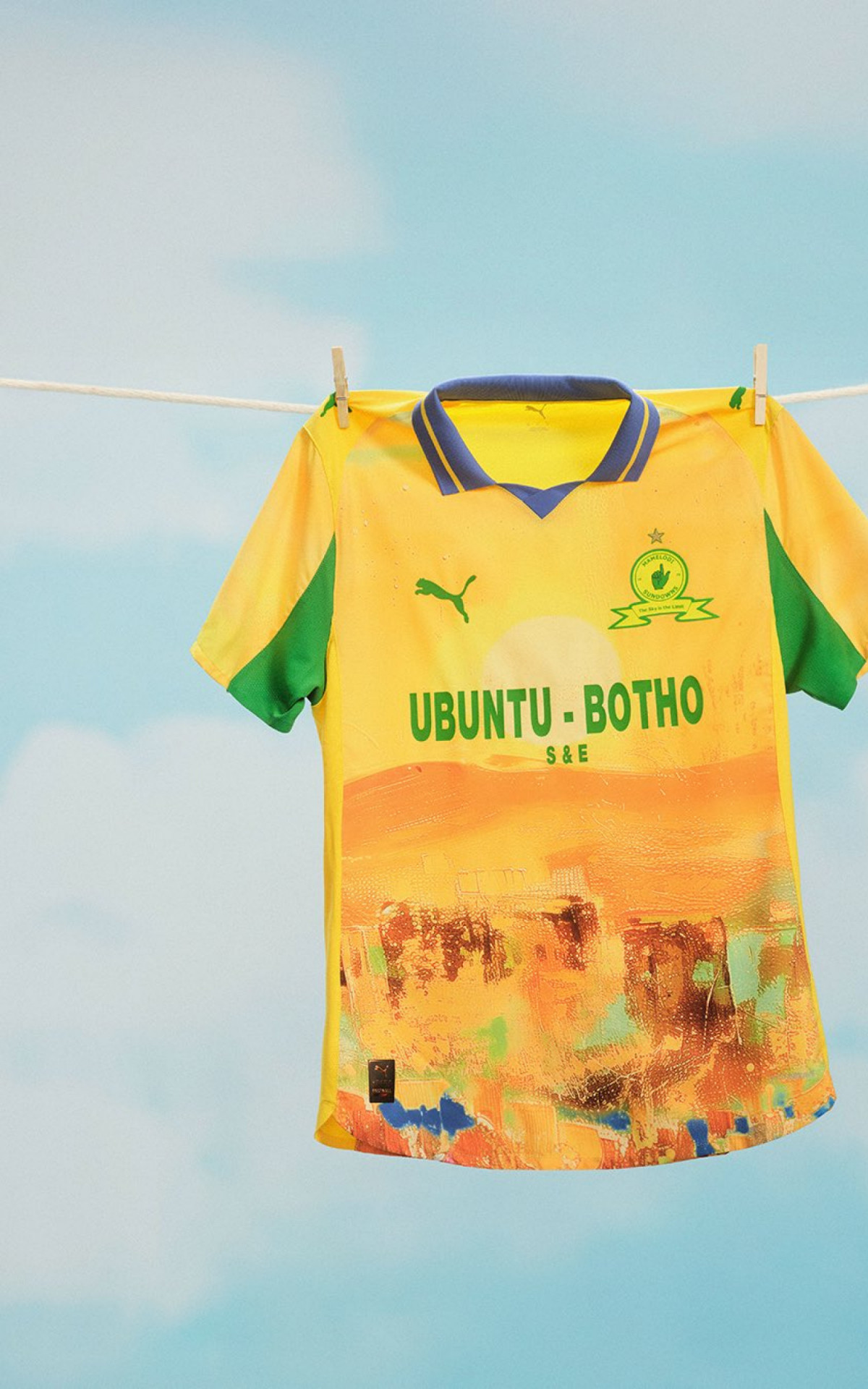 Camisa do Mamelodi Sundowns, adversário do Fluminense, para o Mundial de Clubes