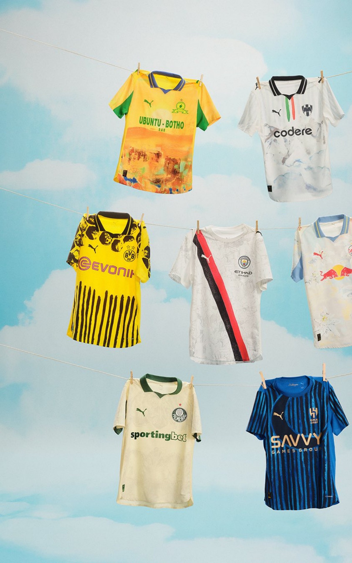 Puma produziu camisas especiais para seus clubes que disputam o Mundial de Clubes
