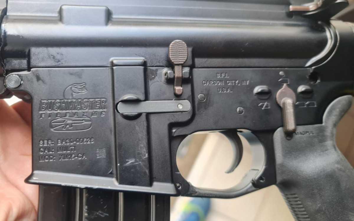 Fuzis apreendidos em Três Rios