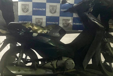 PM prende suspeito e apreende motocicleta roubada em Belford Roxo