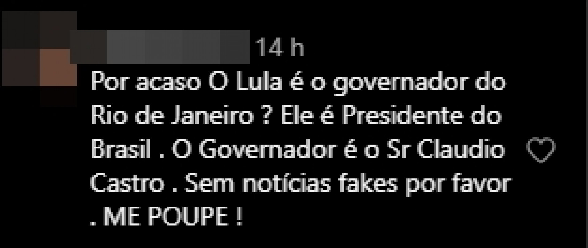 Print tirado de uma página do Instagram - Reprodução/Instagram