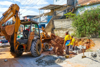 Prefeitura de Meriti dá início às obras de drenagem e saneamento em Tomazinho