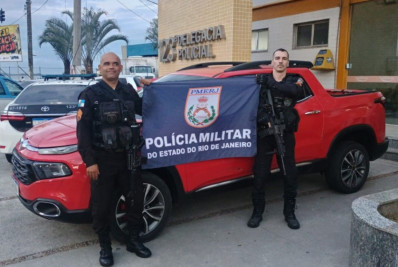 GAT do 32º BPM recupera carro roubado com placa adulterada em Macaé