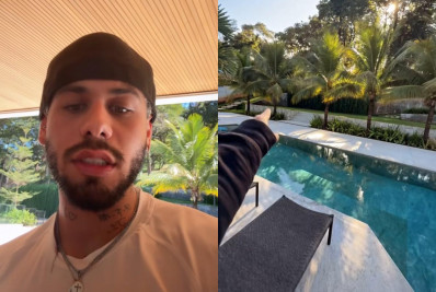 Após separação, Zé Felipe mostra detalhes da nova mansão e revela planos para os filhos