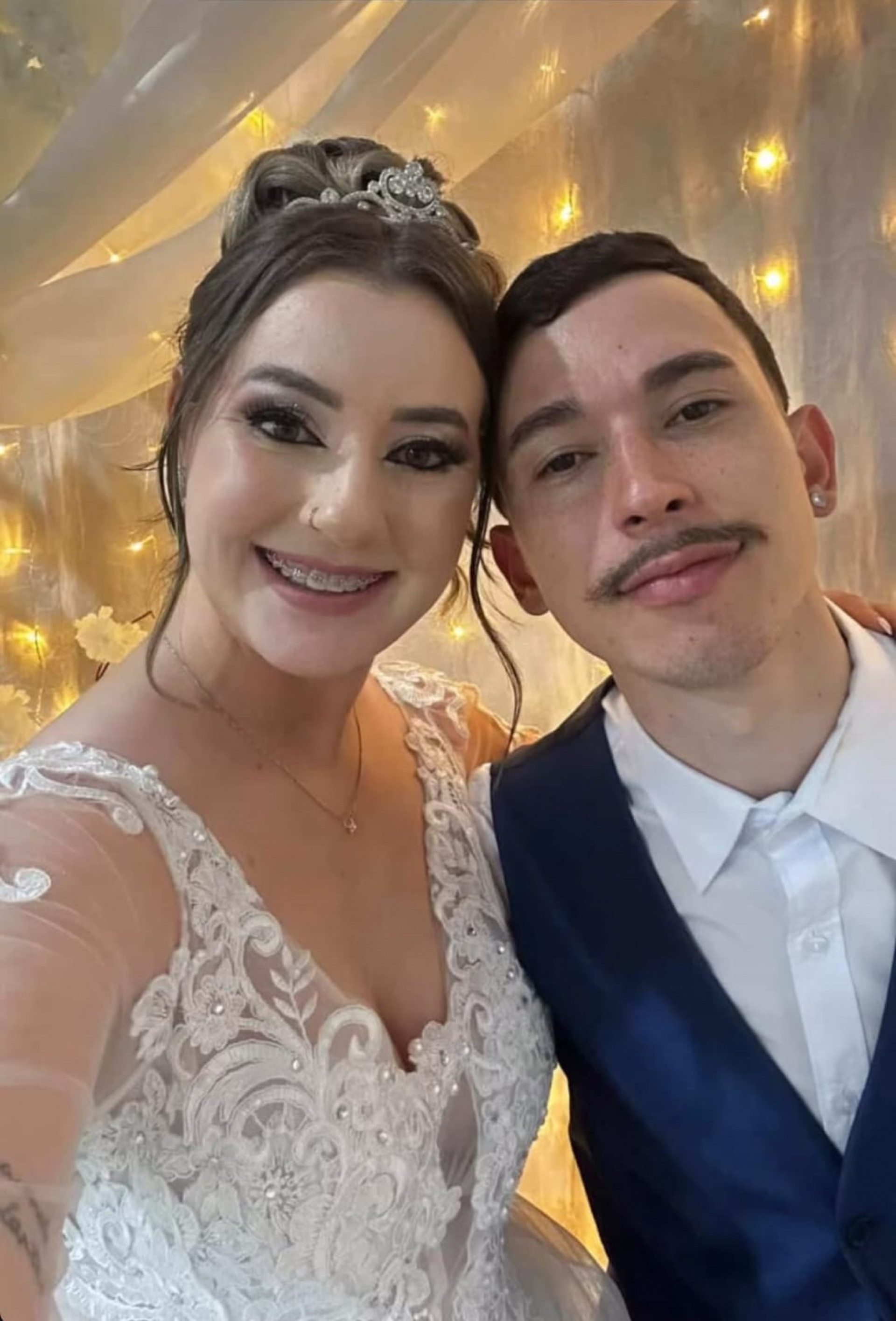 Cerimônia de casamento ocorreu na cidade de Salete, em Santa Catarina - Reprodução/Redes Sociais