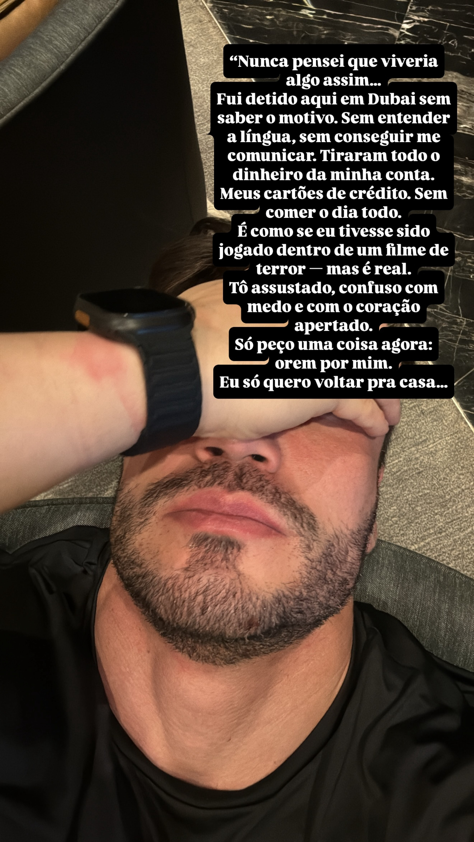 Lucas Viana desabafou sobre prisão nas redes sociais  - Reprodução/Instagram 