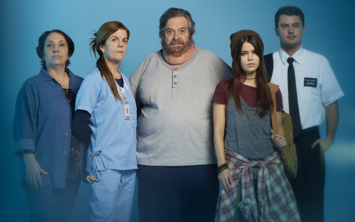 Elenco do espetáculo 'A Baleia' - Alê Catan/Divulgação