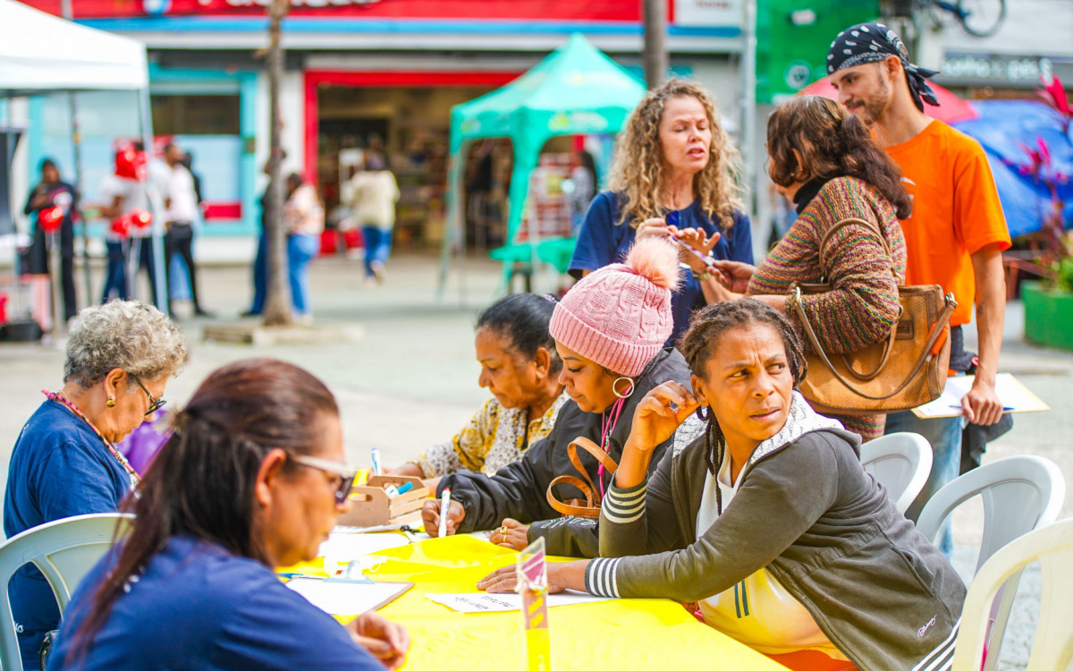 Oficinas de flâmulas, artesanato e cantinho de leitura também fizeram parte da programação