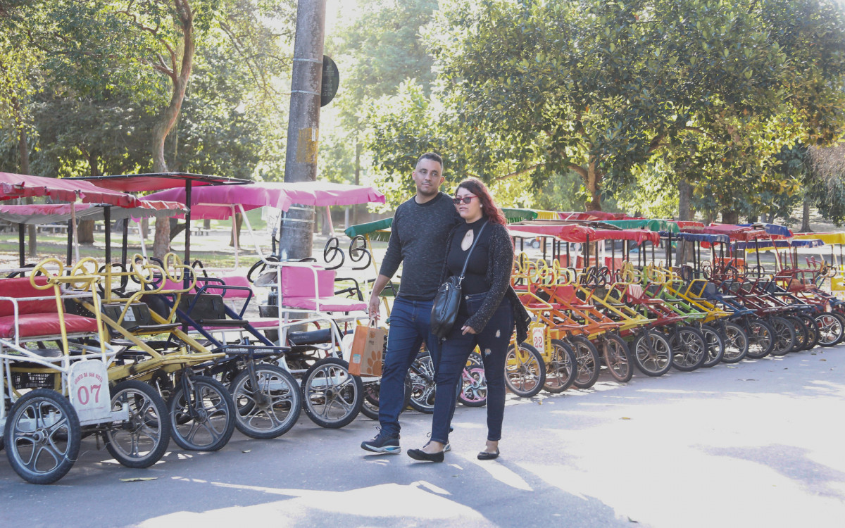 Clima tempo na quinta da Boa da Vista, nesta sexta-feira (13).