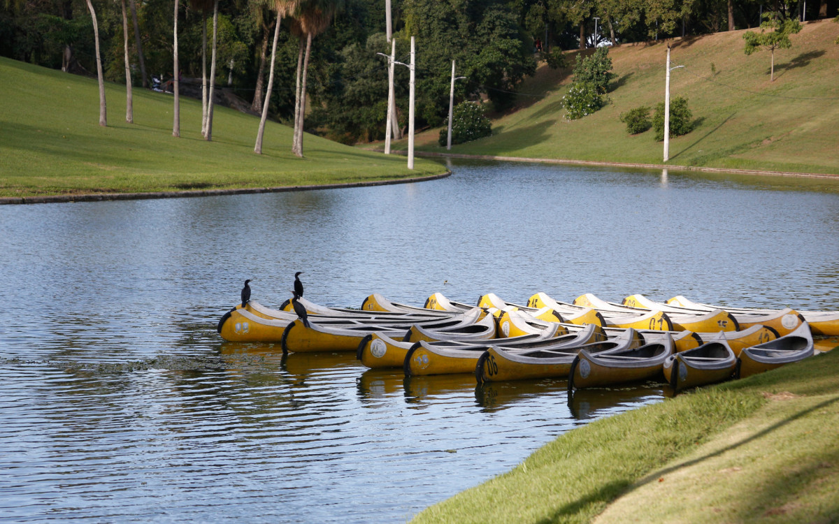 Clima tempo na quinta da Boa da Vista, nesta sexta-feira (13).