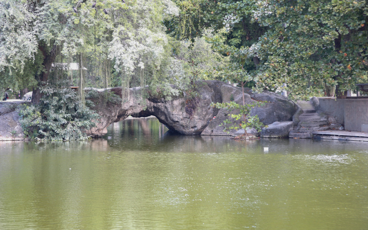Clima tempo na quinta da Boa da Vista, nesta sexta-feira (13).