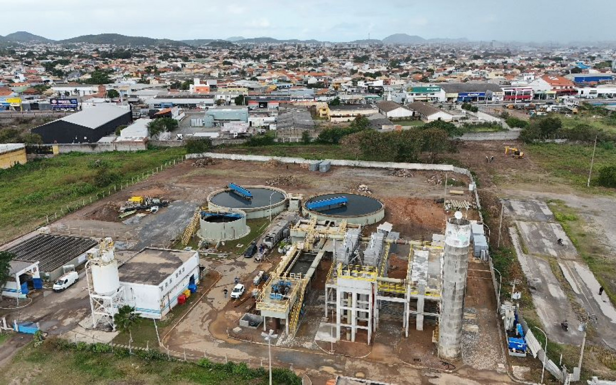 Obras de ampliação da ETE