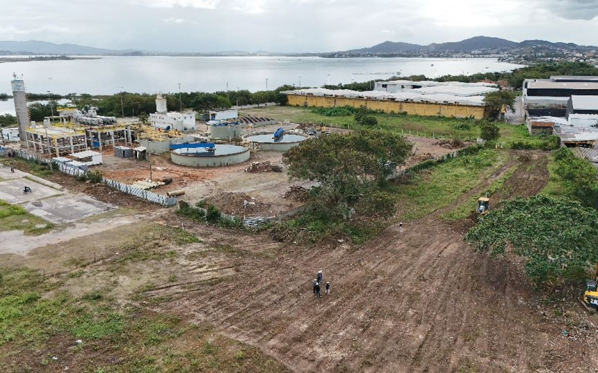 Obras de ampliação da ETE