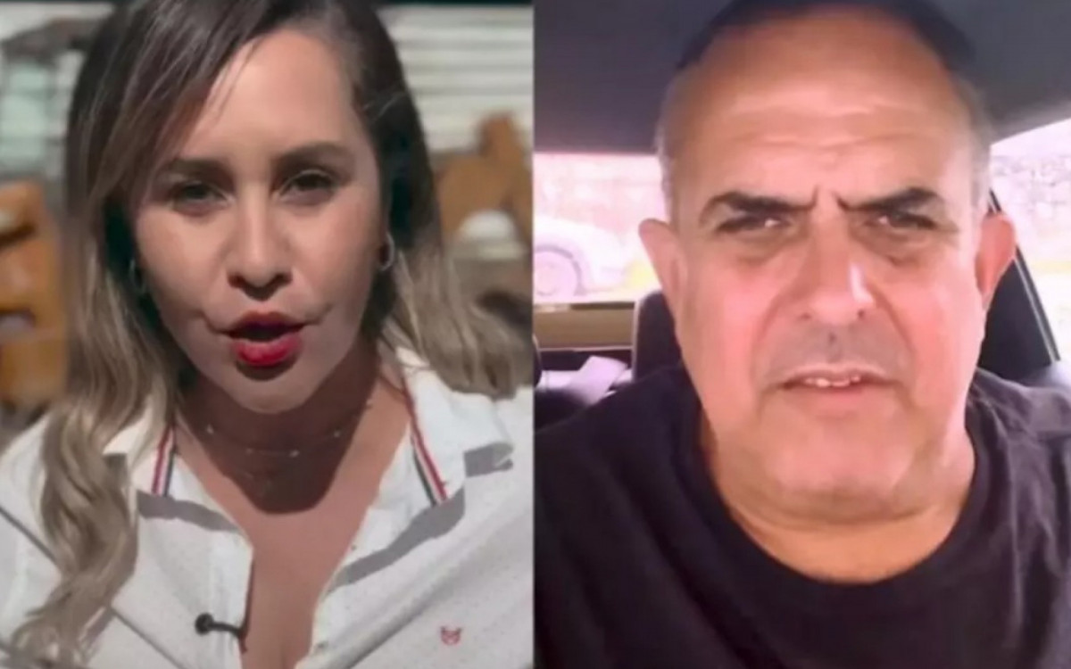 Prefeita Daniela de Lívia (MDB) e o ex-candidato a prefeito, Sérgio Ribeiro (DC)