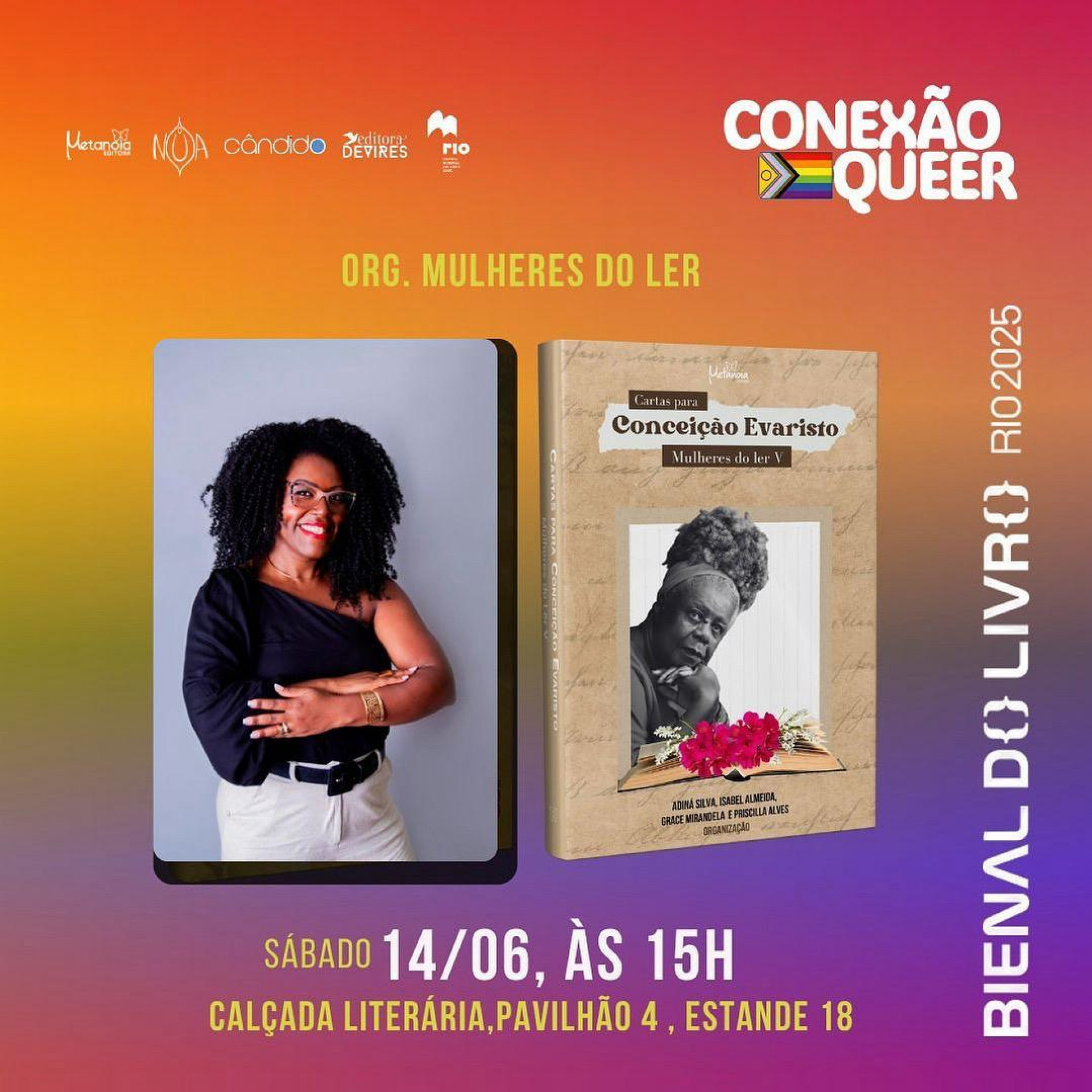 A professora Thatiana Barbosa &eacute; coautora do livro "Cartas para Concei&ccedil;&atilde;o Evaristo" - Divulga&ccedil;&atilde;o / PMBR