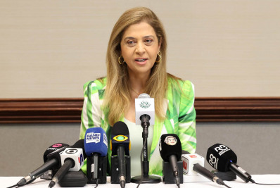 Leila Pereira ironiza presidente do Flamengo e garante: 'Não estou comprando o Vasco'