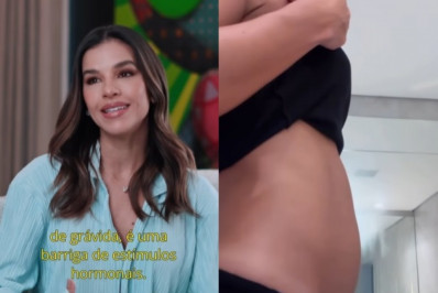 Mariana Rios exibe barriga inchada em meio a tratamento hormonal