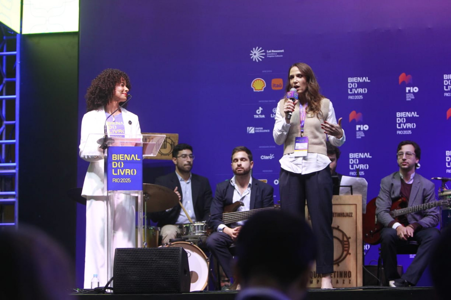 Cerimônia, com presença do prefeito Eduardo Paes, abre a 22ª edição da Bienal do Livro - Reginaldo Pimenta / Agência O Dia