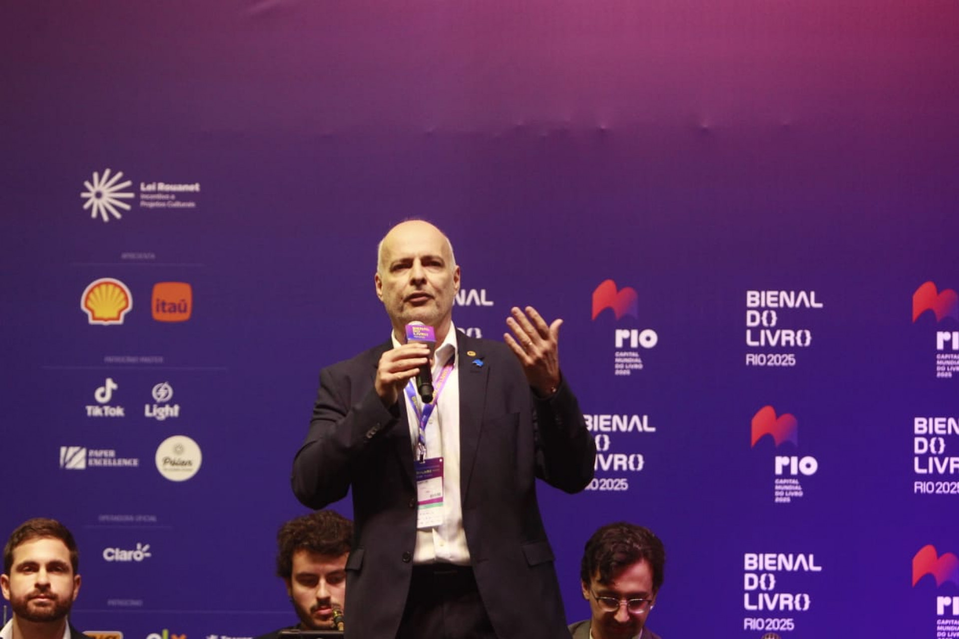 Cerimônia, com presença do prefeito Eduardo Paes, abre a 22ª edição da Bienal do Livro - Reginaldo Pimenta / Agência O Dia