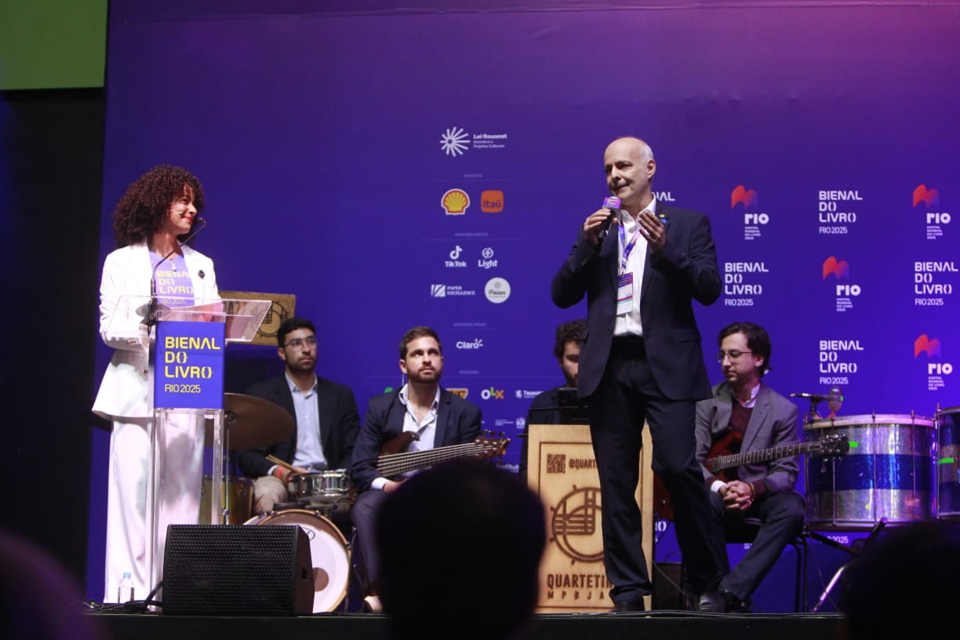 Cerimônia na manhã desta sexta-feira (13) deu início à 22ª edição da Bienal do Livro - Reginaldo Pimenta / Agência O Dia