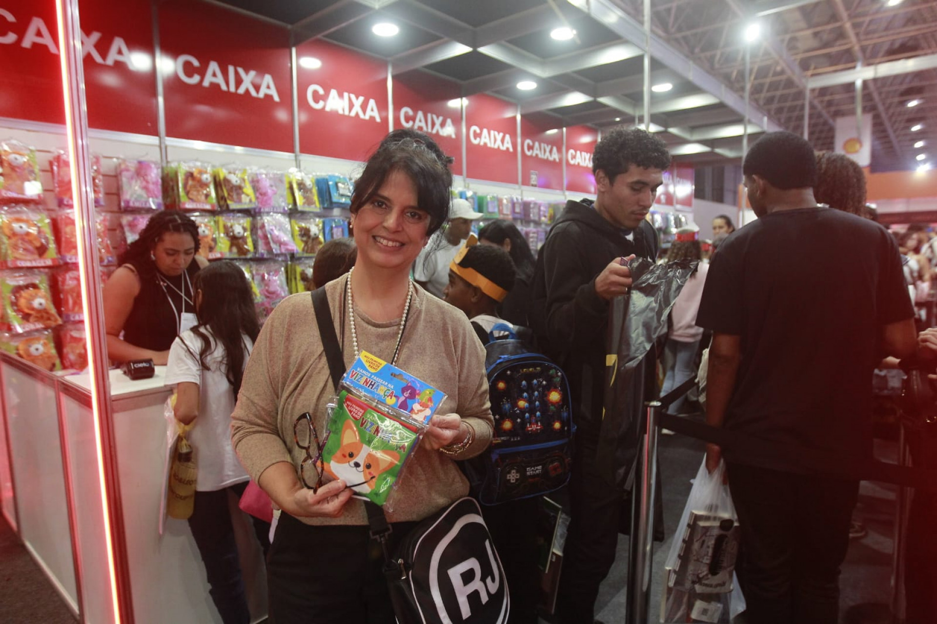 Professora Claudia Pinho, 54, destacou a importância do evento - Reginaldo Pimenta / Agência O Dia