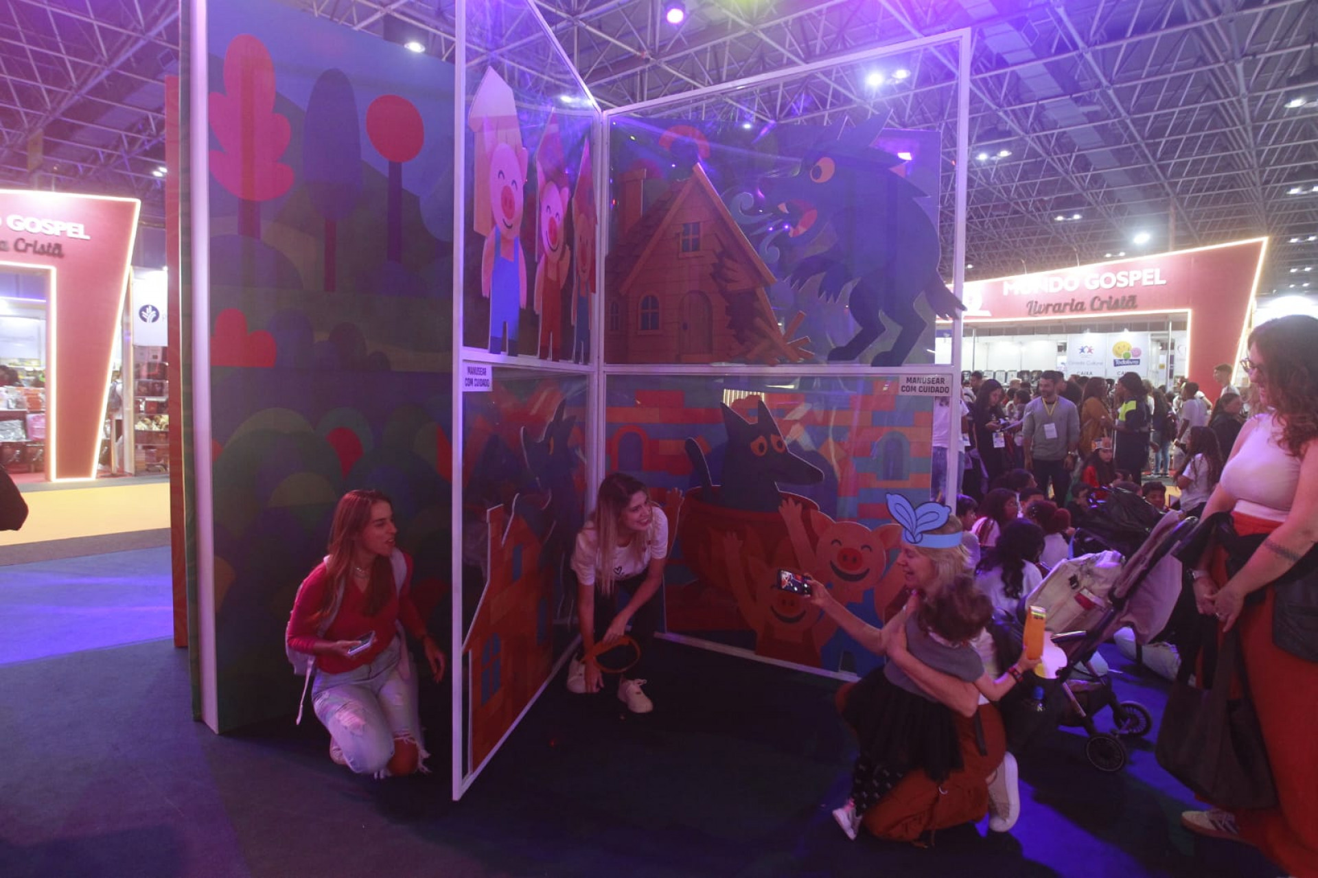 Famílias se divertiram nas áreas infantis - Reginaldo Pimenta / Agência O Dia