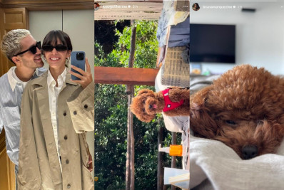 João Guilherme e Bruna Marquezine postam fotos com cachorro e levantam suspeita de reconciliação