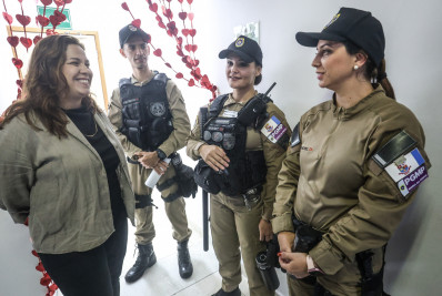 Fernanda Sixel Neves faz mobilização pela campanha Junho Vermelho, para doação de sangue ao Hospital Antônio Pedro