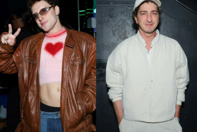 Diego Martins e Johnny Massaro curtem show de Gloria Groove