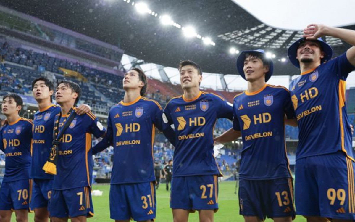 Ulsan Hyundai é o destaque do futebol coreano  - Divulgação/Ulsan Hyundai