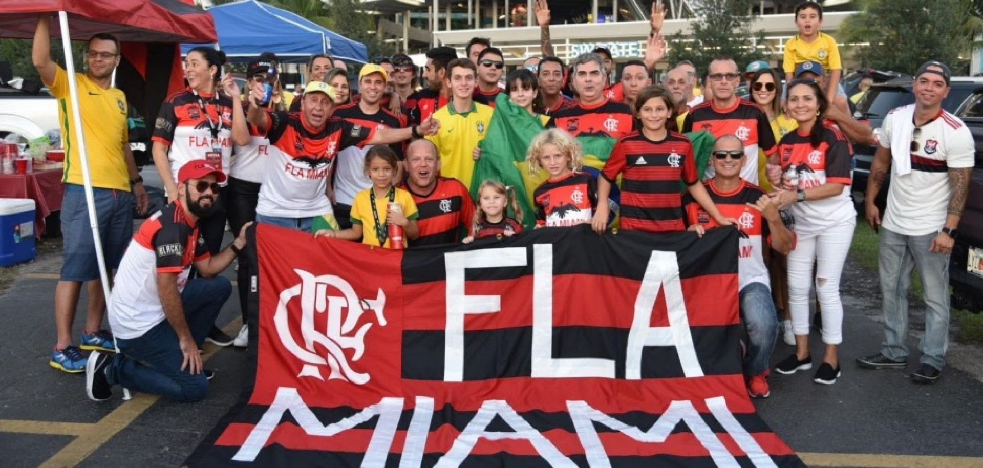 Embaixada Fla Miami est&aacute; empolgada com participa&ccedil;&atilde;o do Flamengo no Mundial - Arquivo Pessoal