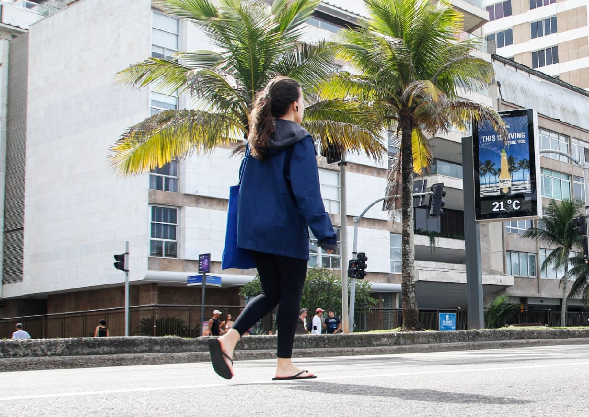 Cariocas aproveitaram temperatura mais amena para praticar esportes - Érica Martin/Agência O Dia