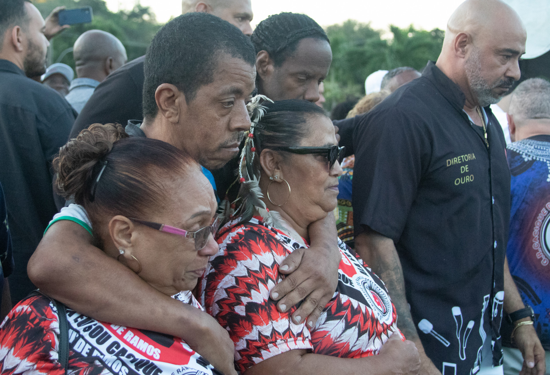 Enterro de Bira Presidente, fundador do Cacique de Ramos, nesta segunda-feira (16) - &Eacute;rica Martin/Ag&ecirc;ncia O Dia 
