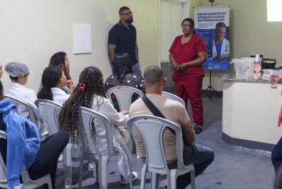 Hospital Municipal de Belford Roxo recebe capacitação de 'Atenção à Saúde do Trabalhador'