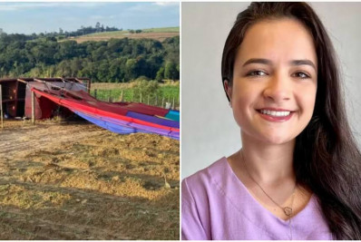 Balão com mais de 30 pessoas cai no interior de SP e deixa mulher morta