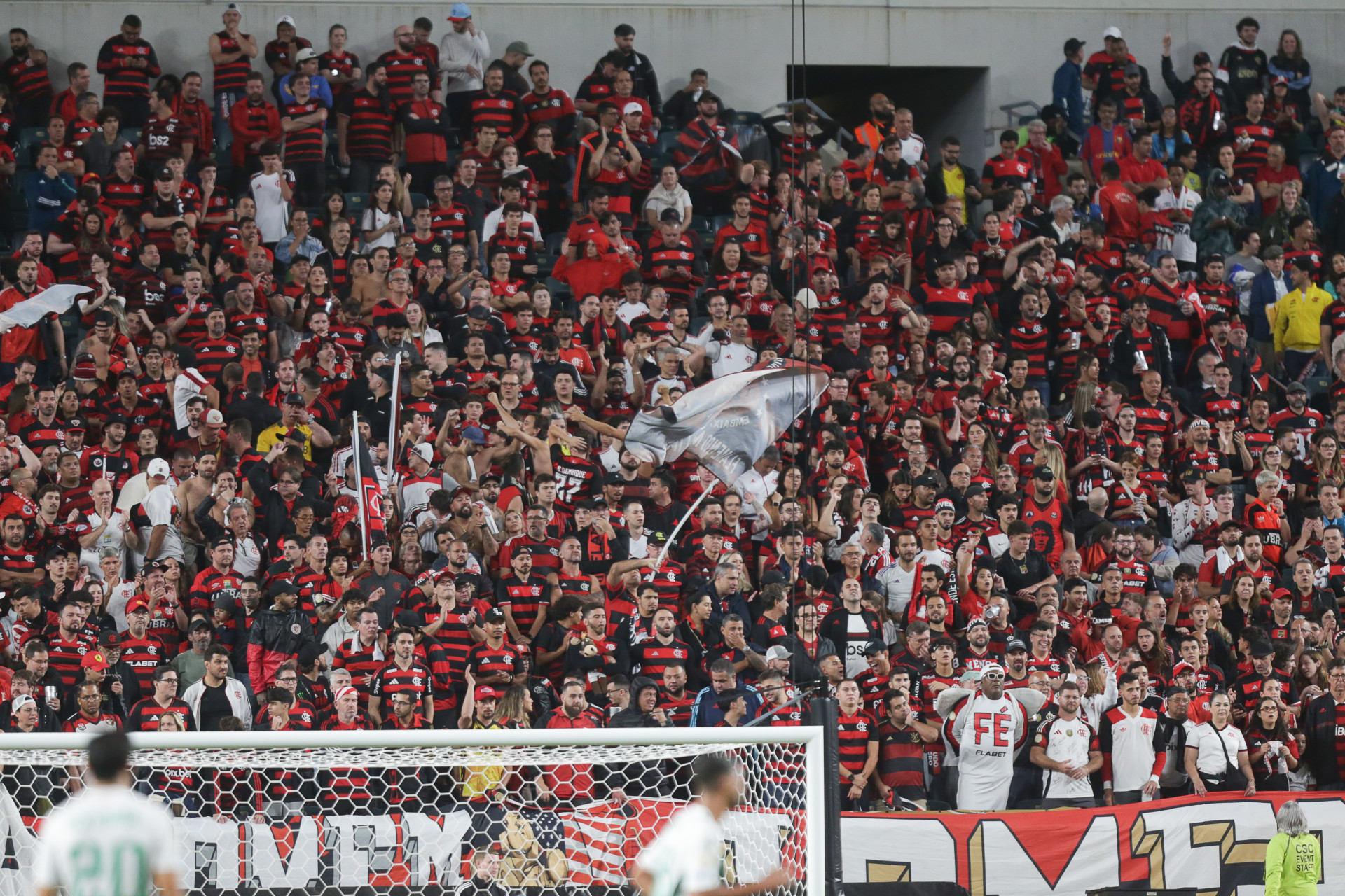 Torcida do Flamengo marcou presença nas arquibancadas nos Estados Unidos - Gilvan de Souza / Flamengo