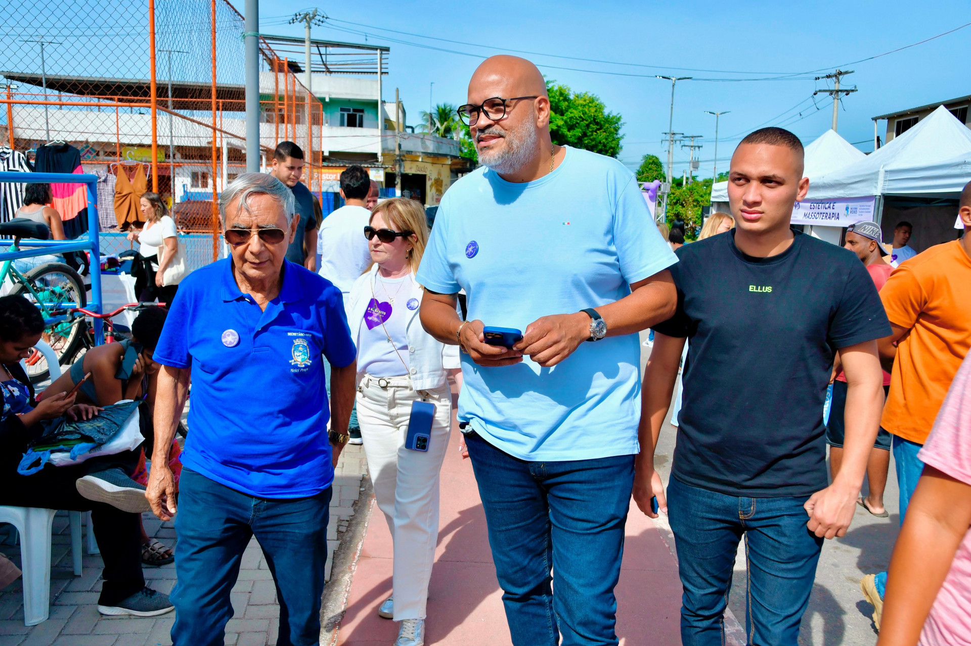 Nelci Pra&ccedil;a e Marcelo Canella acentuaram que defender o idoso contra os abusos &eacute; um dos pontos principais da atual administra&ccedil;&atilde;o - Jeovani Campos / PMBR