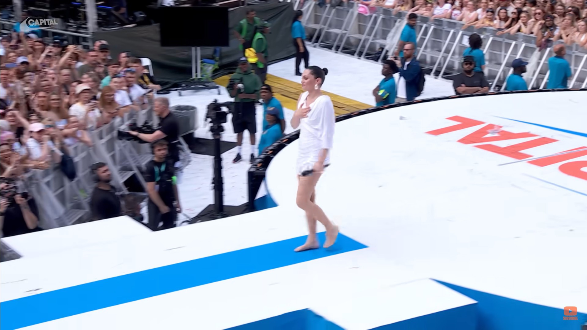 Jessie J faz último show antes de pausa para tratar câncer de mama - Reprodução YouTube / Capital FM