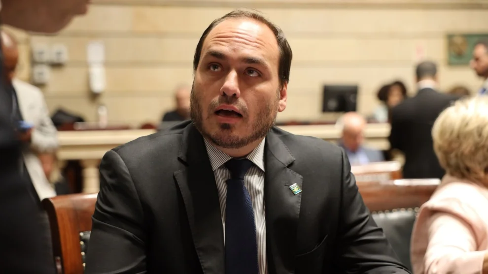 Vereador do Rio de Janeiro Carlos Bolsonaro (PL) 