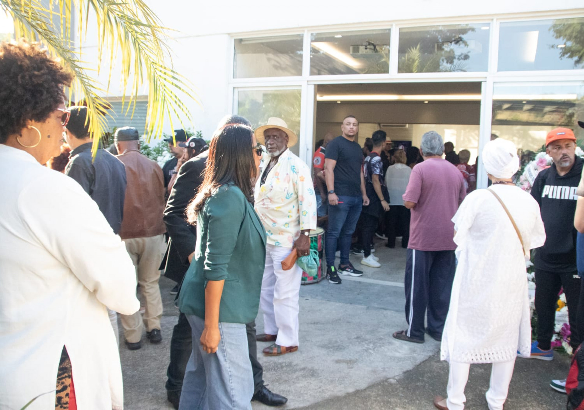 Velório de Bira Presidente foi realizado na Capela 9 do Cemitério Jardim da Saudade, em Sulacap - Érica Martin/Agência O Dia