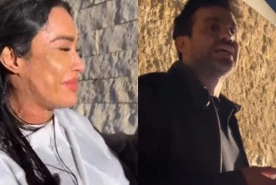 Gracyanne Barbosa é batizada em culto de Pablo Marçal