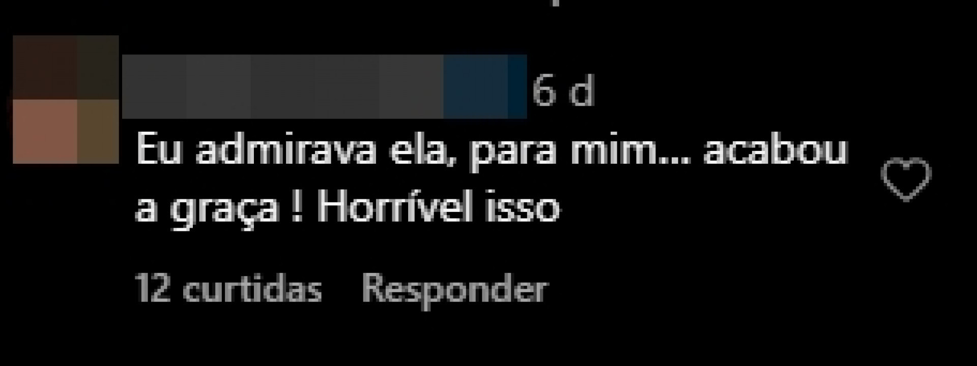 Print tirado de uma página do Instagram - Reprodução/Instagram
