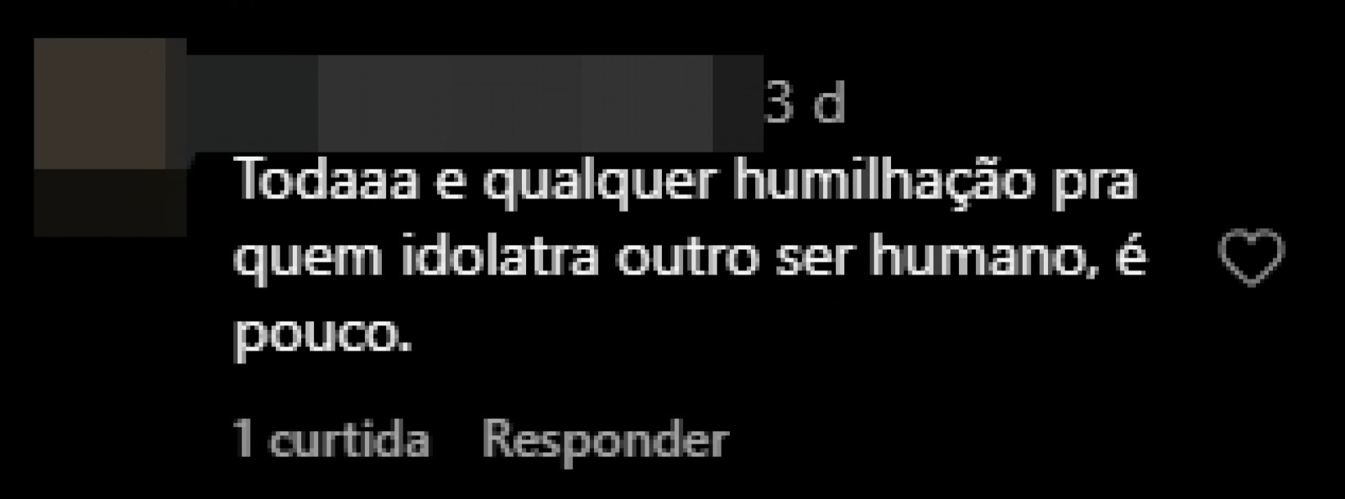 Print tirado de uma página do Instagram - Reprodução/Instagram