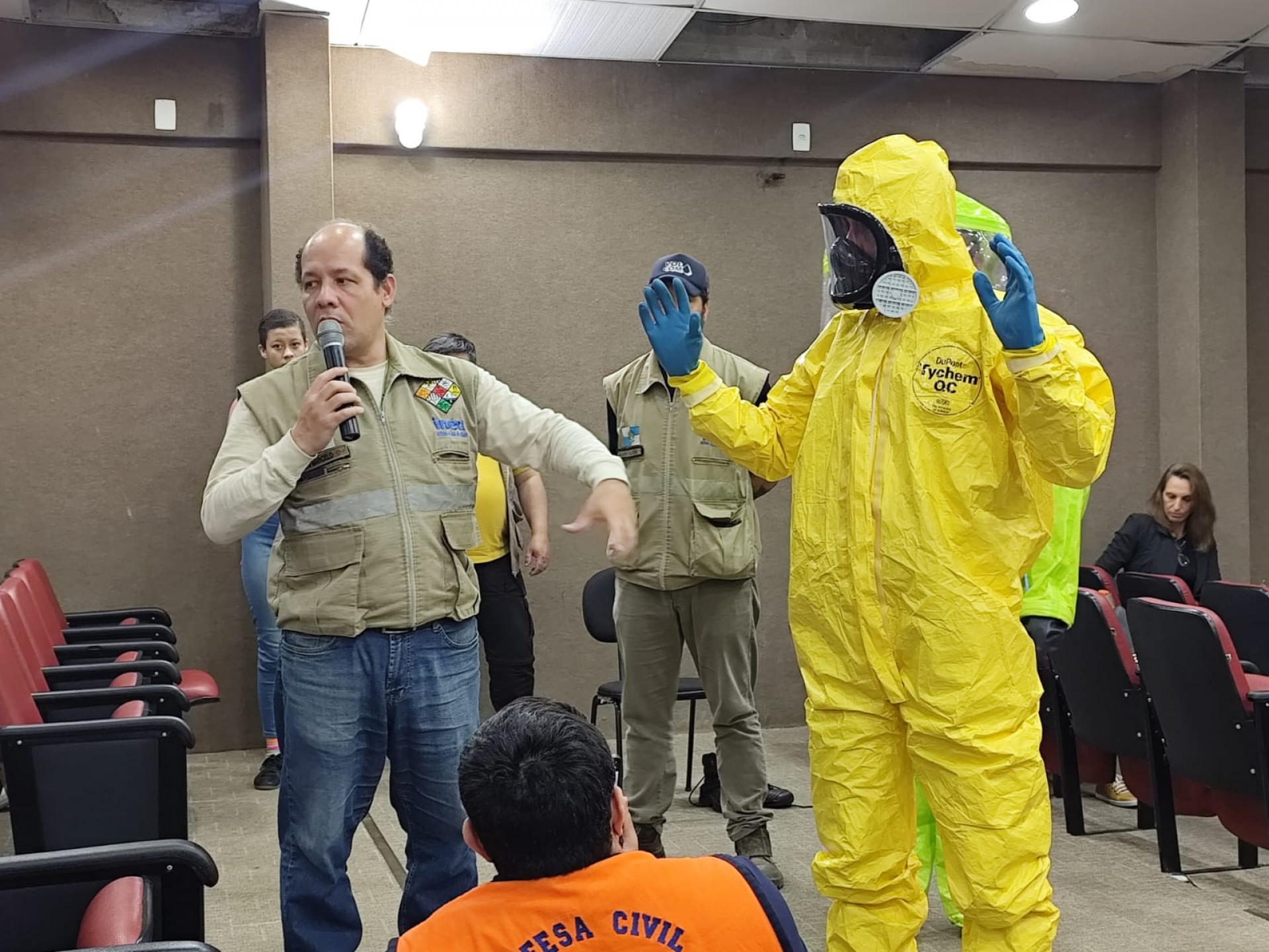 Agentes de Saquarema participam de curso, em Tanguá, sobre Acidentes Ambientais - Divulgação/Prefeitura de Saquarema