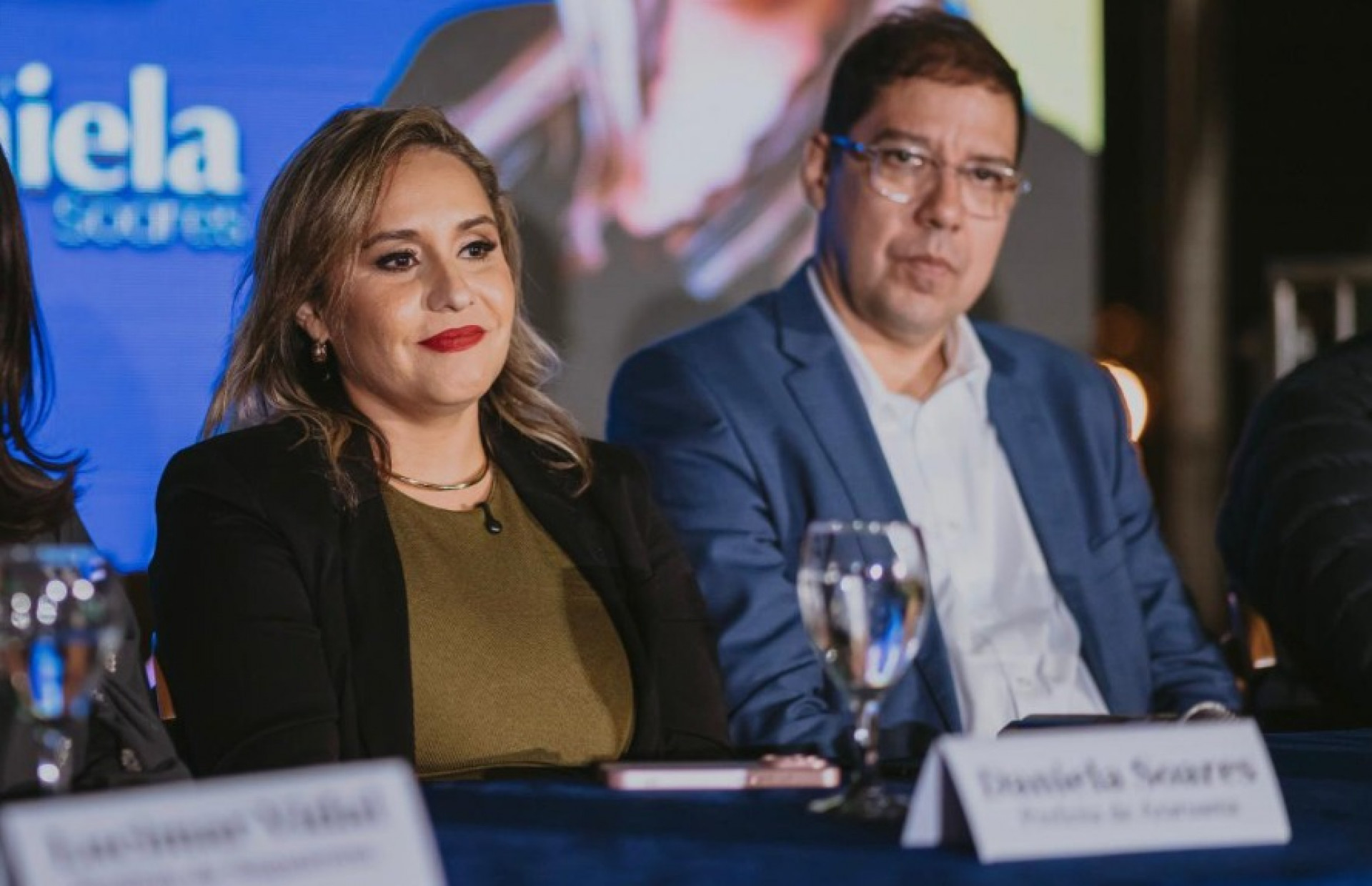 Daniela Soares e deputado federal Altineu Côrtes - Ascom