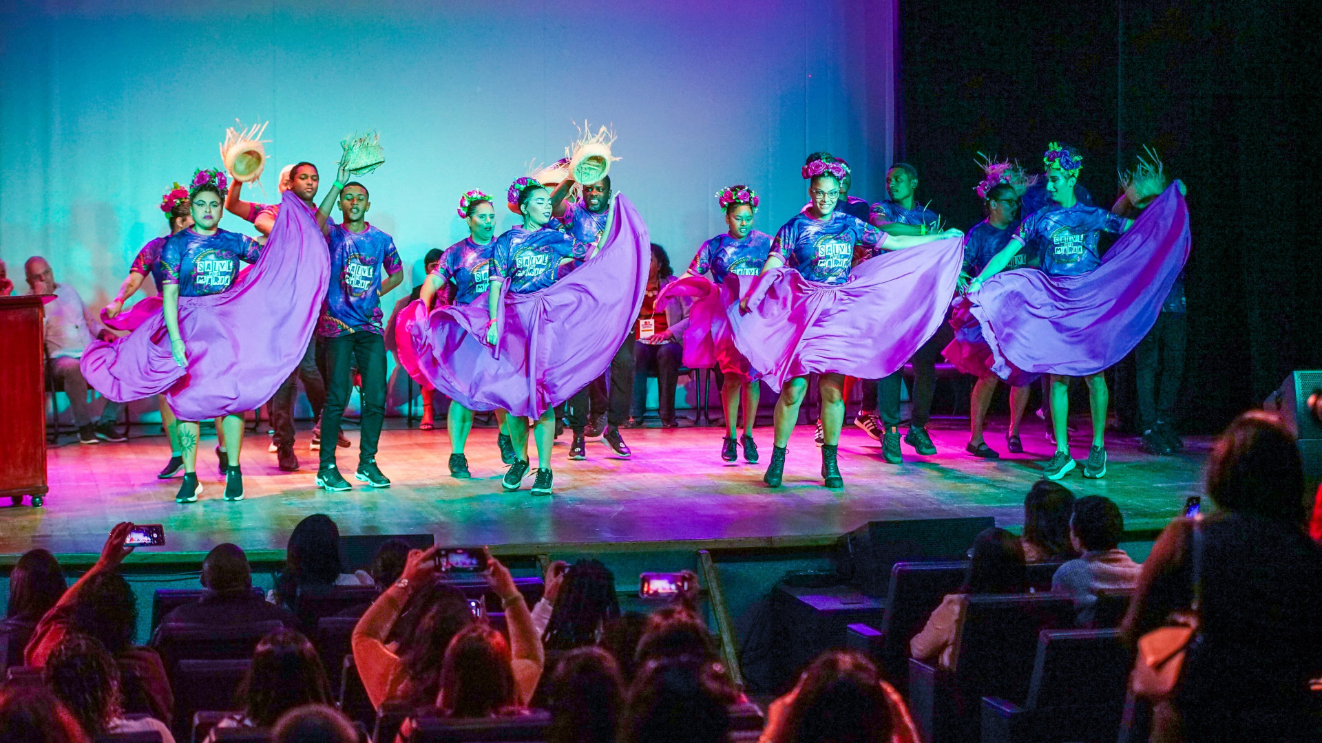  Intervenção cultural da quadrilha junina Gonzagão do Pavilhão fez um alerta contra o feminicídio através de clássicos da MPB - Gilberto Rocha/ PMSJM