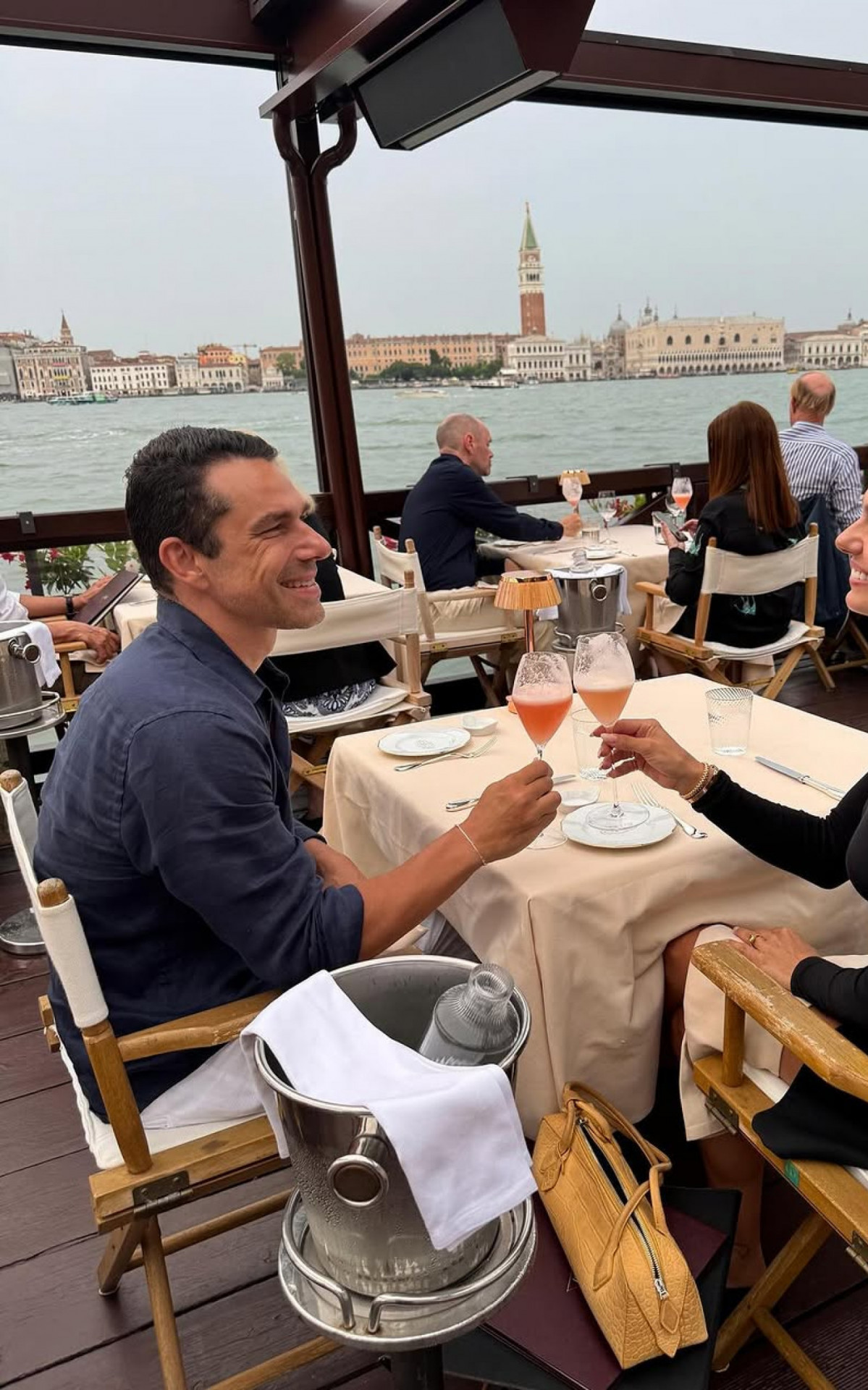 Marcos Buaiz e Isis Valverde em Veneza - Reprodução/Instagram